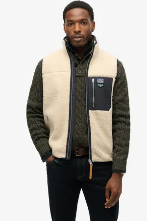 Superdry Vintage Retro Fleece Relaxed GiletXXL