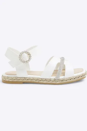 River Island Girls Diamante Espadrille SandalsEU 33 (UK 1)