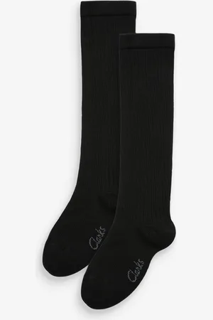 Clarks Boys Knee High Socks 2 PackUK 12.5