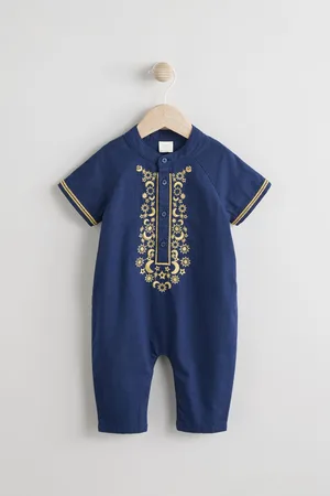 Next Baby Occasion 100% Cotton Romper (0mths-2yrs)Tot 3 maanden (62cm)