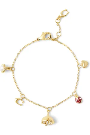 Coach Signature Floral Mini Charm Braceleteen