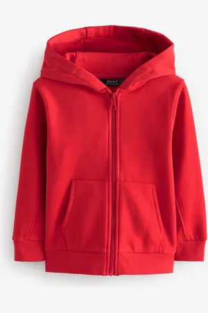 Next Effen hoodie met doorlopende rits (3-16 jr)5 Jaar (110cm)