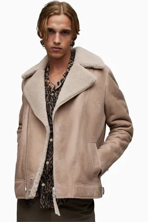 AllSaints Allsaints Rasco bikerjack van schapenvachtXXL