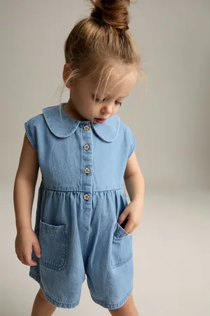 Next Shirt Collar 100% Cotton Playsuit (3mths-7yrs)6