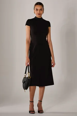 Jolie Moi Ponte Cap Sleeve Midi Dress46