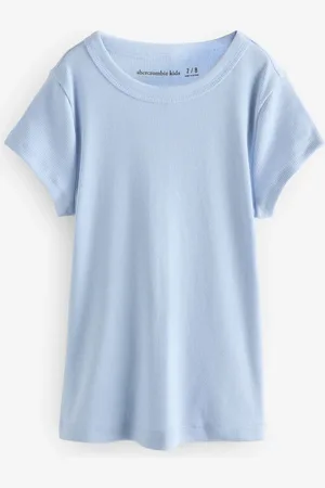 Abercrombie & Fitch Baby JAN2 Short Sleeve Essential Blue T-Shirt7