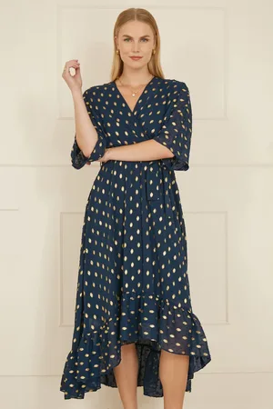 Yumi Sequin Kimono Midi Wrap Dress40