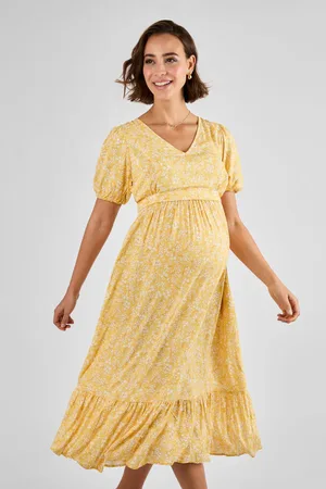 JoJo Maman Bébé Floral Maternity & Nursing Midi Dress42