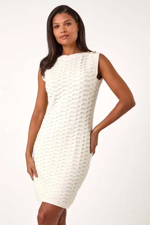 Roman Open Knit Dressessmall