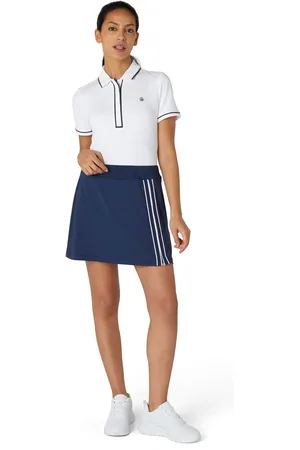 Original Penguin Asymmetrical Blue Skort with Pleated DetailL