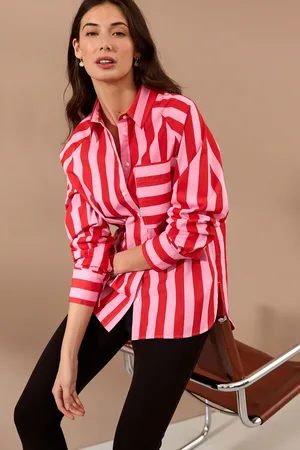 Next Oversized Long Sleeve 100% Cotton Girlfriend Shirt44petite