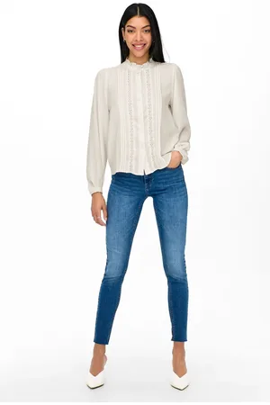 JDY Lace Detail Long Sleeve Shirt36