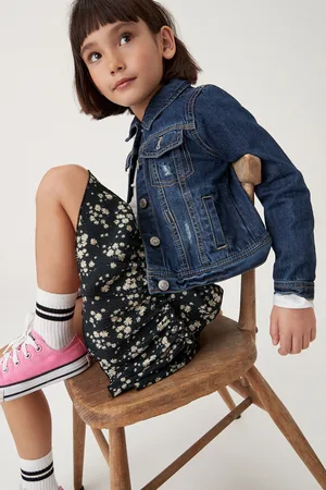 Next Denim Heart Western 100% Cotton Jacket (3-16yrs)9 Jaar (134cm)
