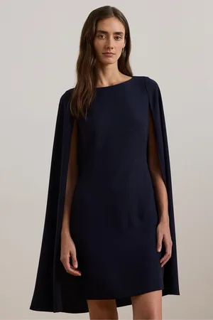 Ralph Lauren Petra Cape Georgette Cocktail Mini Dress44