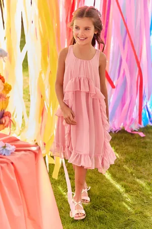 Next Chiffon Ruffle Dress (3-16yrs)110116cm