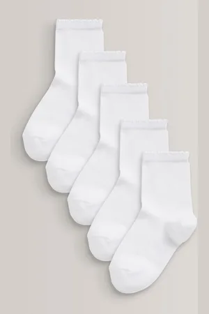 Next Cotton Rich School Ankle Socks 5 PackUK 4