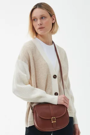 Barbour Laire Medium Leather Saddle BagEén