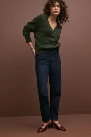 Next 100% katoenen mom jeans met rechte pijpen36 L