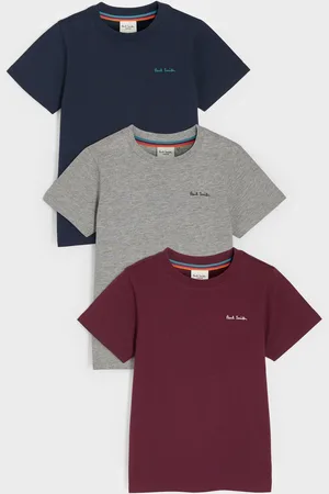 Paul Smith Boys Signature 100% Cotton T-Shirts 3 Pack2