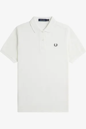 Fred Perry Twin Tipped 100% Cotton White Polo Shirt40