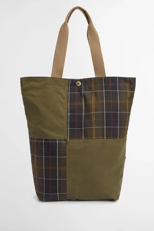 Barbour Transport Patchwork Tote 100% Cotton Bageen maat