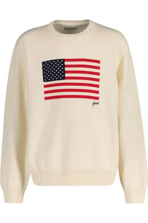 GANT Flag Knit Crew Neck 100% Cotton Jumper9
