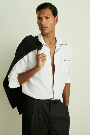 Reiss Aperitif Cocktail-Jacquard Faille ShirtM