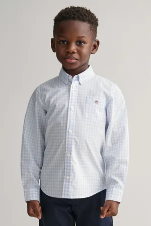 GANT Poplin Gingham Shield 100% Cotton Shirt3