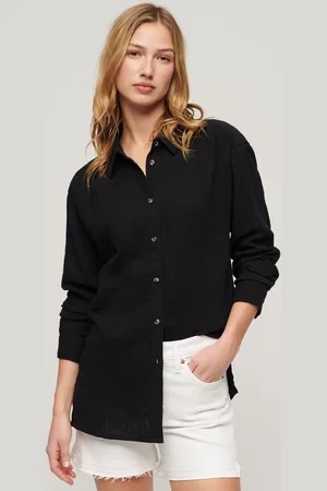 Superdry 100% Cotton Longline Beach Shirt36