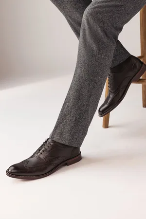 Next Leren Wing Cap brogue schoenenEU 42 (UK 8)