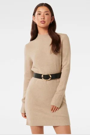 Forever New Annie Belted Knit Mini Dress38
