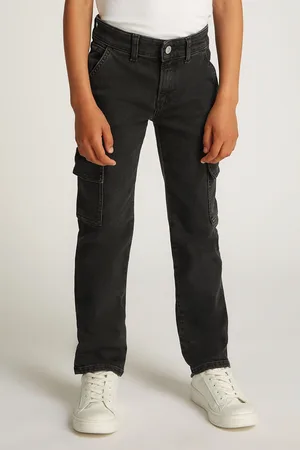Calvin Klein Mid Rise Straight Cargo Jeans8 Jaar (128 cm)