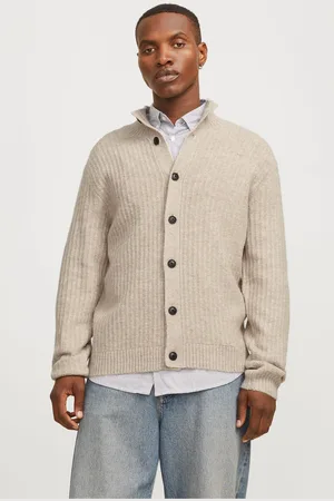 JACK & JONES Button Down Knitted CardiganL