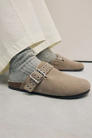 Next Forever Comfort klompen van leer met voetbedeu41