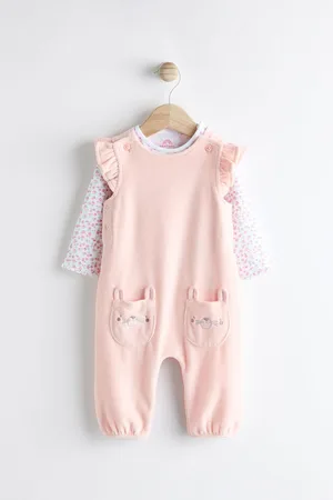 Next Baby Dungarees and Longsleeve Bodysuit Set (0mths-2yrs)1.5