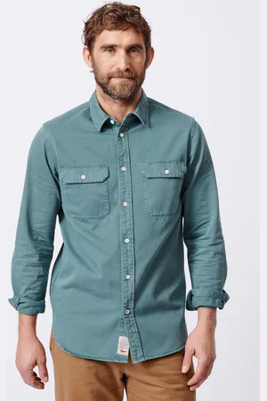 Aubin Green Rigsby 100% Cotton ShirtL