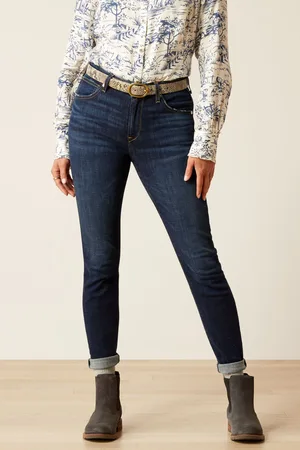 Ariat Blue High Rise Bridle Skinny Jeans62