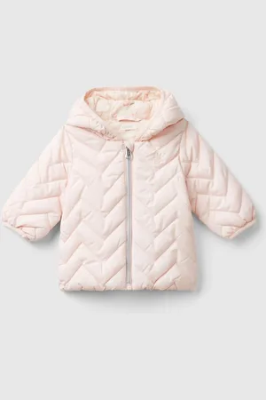 Benetton 100% katoenen, gewatteerde pufferjas voor baby