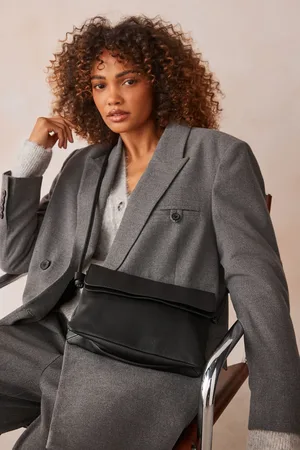 Next Leather Flap Cross-Body BagEén