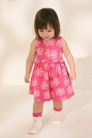 Next Sleeveless Peplum 100% Cotton Dress (3mths-8yrs)8692cm