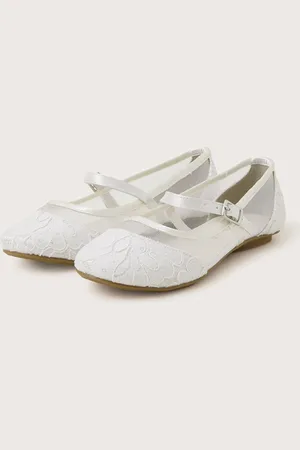 Monsoon Communion Lace Ballerinas FlatsEU 29 (UK 11)