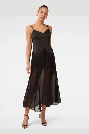 Forever New Scarlett Sheer Skirt Midi Dress44