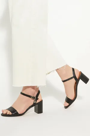 Dune Jelly Two Part Block Heel SandalsEU 36 (UK 3)
