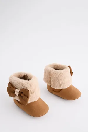 Ted Baker Baby Girls Faux Fur Trim Padders BootsTot 3 maanden (50