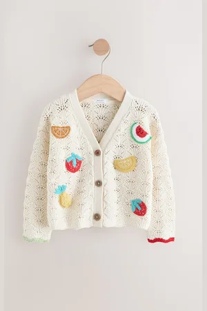 Next 100% Cotton Crochet Cardigan (3mths-7yrs)6268cm