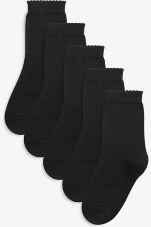 Next Cotton Rich School Ankle Socks 5 PackUK 12.5