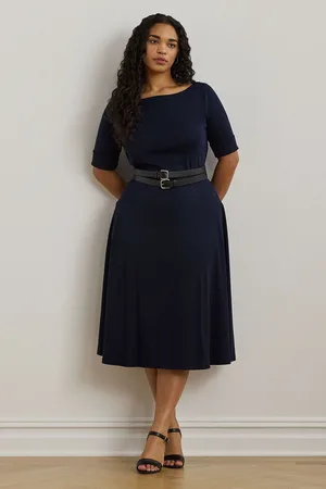 Ralph Lauren Munzie Stretch Jersey Midi Dress3XL