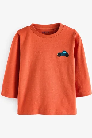 Next 100% Cotton Long Sleeves Semi Plain T-Shirt (3mths-7yrs)4