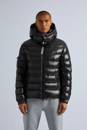 Jack1t Squadra Slick Hooded Black JacketM
