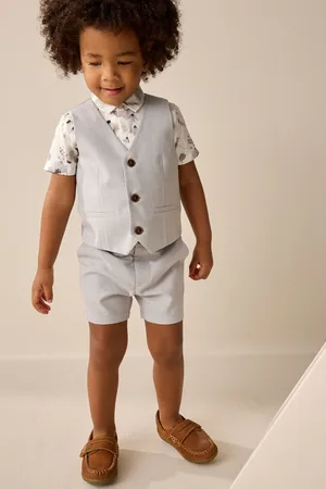 Next Waistcoat/Shirt/Shorts & Bow Tie Set (3mths-9yrs)122128cm